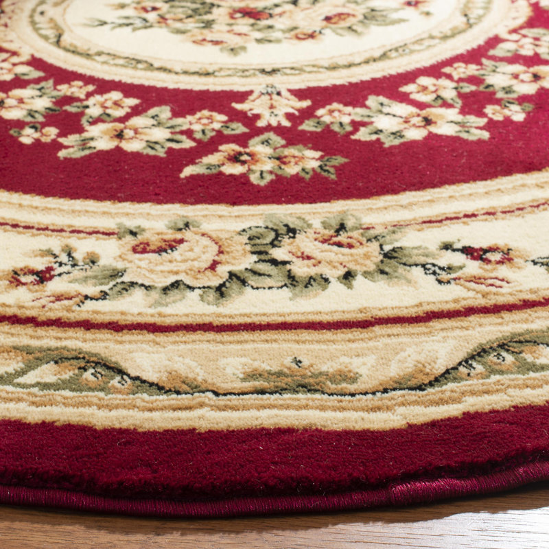 Tapis oriental Frasher Performance, Rond 5 pi 3 po, Red/Ivory