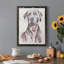 «Sitting Dog I», peinture sur toile encadrée-261148096-261148159