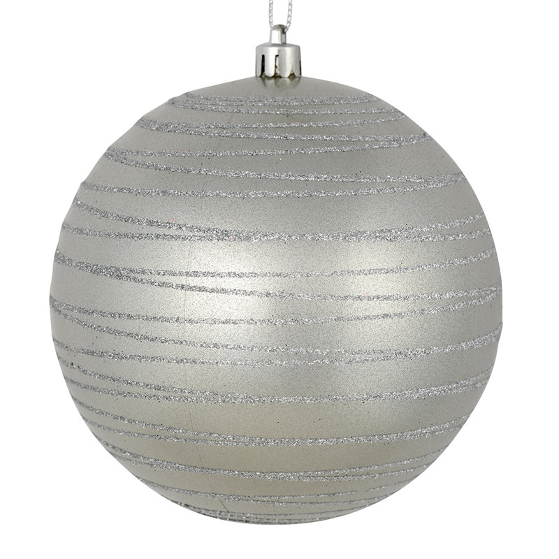 Ornement boule de bonbon, Argent