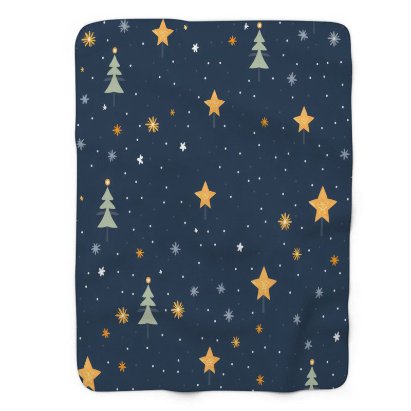 Starry Horizon - couverture de qualité supérieure 1 pièce, Lit simple