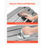 Repose-pieds de patio extérieur gris Adirondack