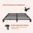  Size Metal Bed Frame 6 Inch Heavy Duty Platform Bed Frame with Durable Iron Slat Support and Legs No Box Spring Required No Screws Needed Support Up to 800 LBS-408976916-408976913
