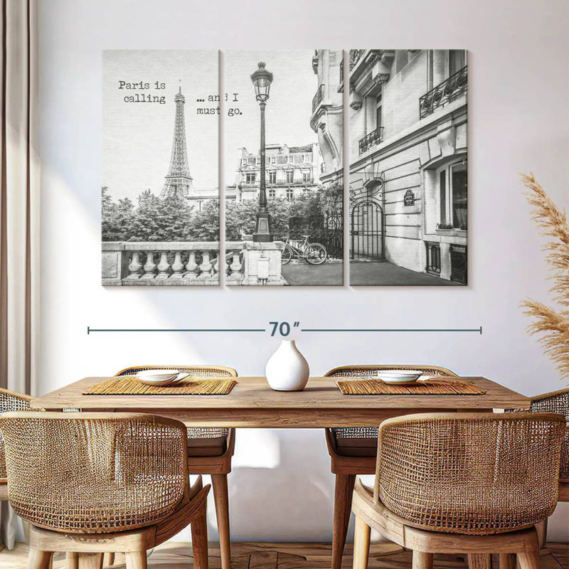 Rorry Paris Is Calling, 42" H x 65" W