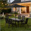 Ensemble de conversation de style moderne, ensemble de 8 meubles de patio