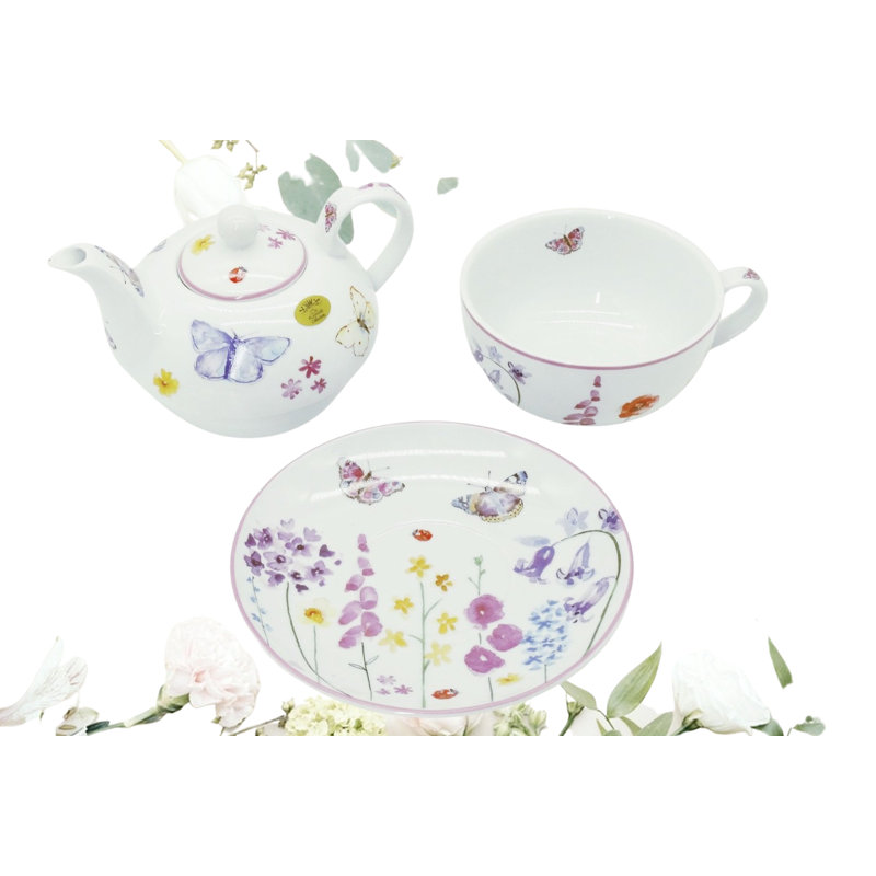 Boxzy 2ml Floral Teapot Set