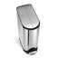 simplehuman 40 Liter / 10.6 Gallon Dual Compartment Butterfly Lid Kitchen Recycling Step Trash Can