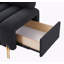 Banc de rangement rembourré avec 2 tiroirs Jerryl-623542166