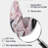 Soka Solid Marble Paint Artwork III - Marble Unique Shape Metal Wall Art, Pink Freeform Metal Art Print-362971601