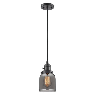 Franklin Restoration - Amberlynn - 1 Light Cord Hung Mini Pendant - On-Off Turn Switch - LED Bulb