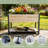 New Style:     Solid Wood & Iron Frame Raised Garden Bed - Reversible & Replaceable Wood Panels, No Paint/Formaldehyde, DIY Planter Box For Vegetables, Fruits, Flowers