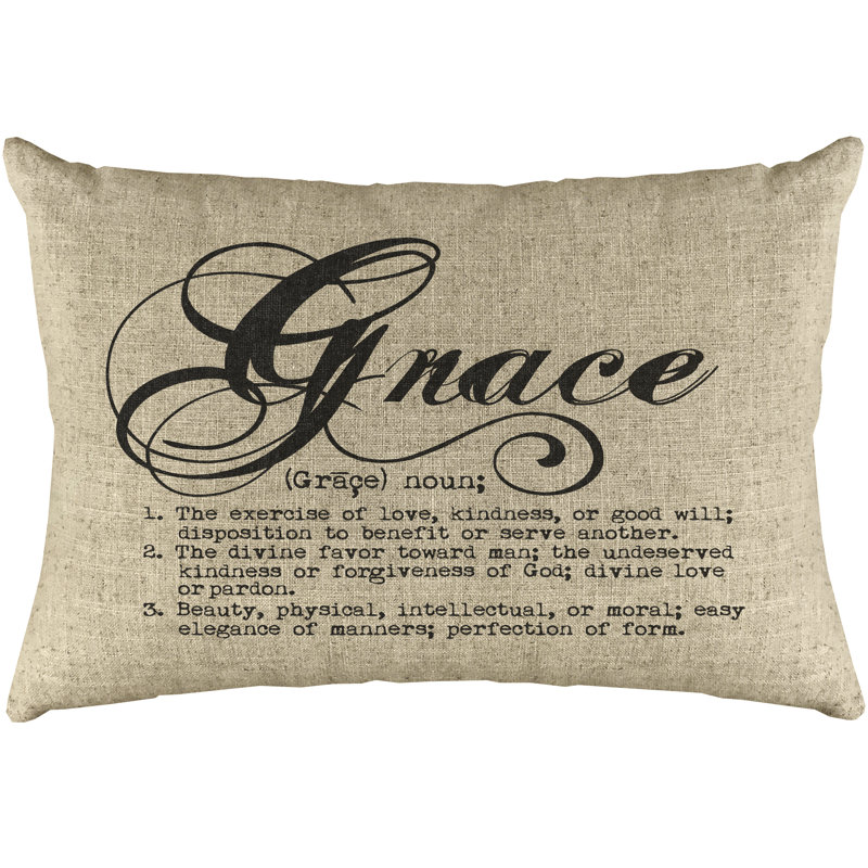  Grace Linen Lumbar Pillow
