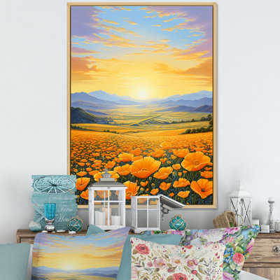 " Radiant Sunshine Marigold Flowers II "