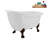 53.1'' x 25.6'' Freestanding Soaking Acrylic Bathtub-72770253-76285530