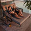 101cm Wide Straight Iron Patio Daybed