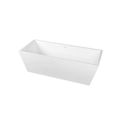 Ethen 67" x 29.5" Freestanding Soaking Acrylic Bathtub