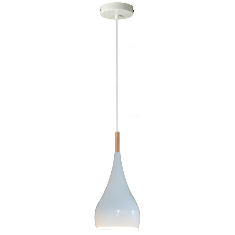 Byrd 1 - Light White Pendant, White