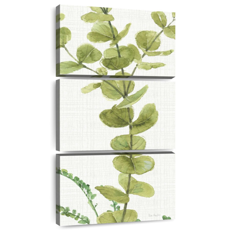 Mélange de verts LXIV, H 62 po x l 30 po