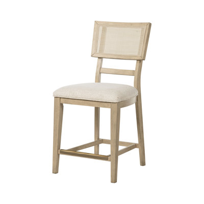 Chaise de comptoir l 21,15 po, chêne beige