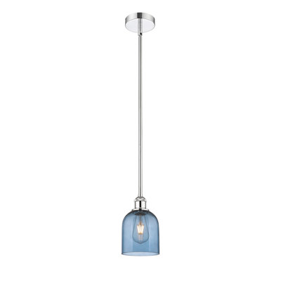 Mini-luminaire suspendu avec tige 6 lumières Edison Anacaren - 616-G558