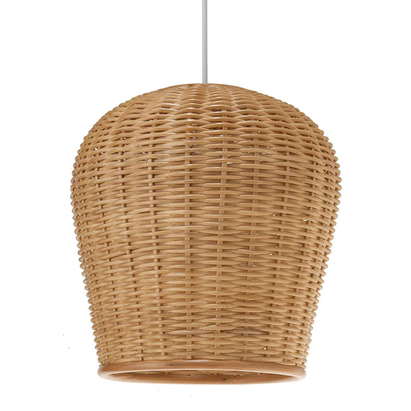 Hatsu 1 - Light Dome Pendant, Natural Brown