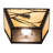 Rustic Lodge Steel Flush Mounted Sconce-124966830