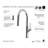 Kalia Karismatik Pull Down Kitchen Faucet-55782538
