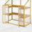 Wood Greenhouse Polycarbonate Garden Shed For Plants, Keep Plant Warm Enough, Transparent Panels, Reinforced Stability-120151576