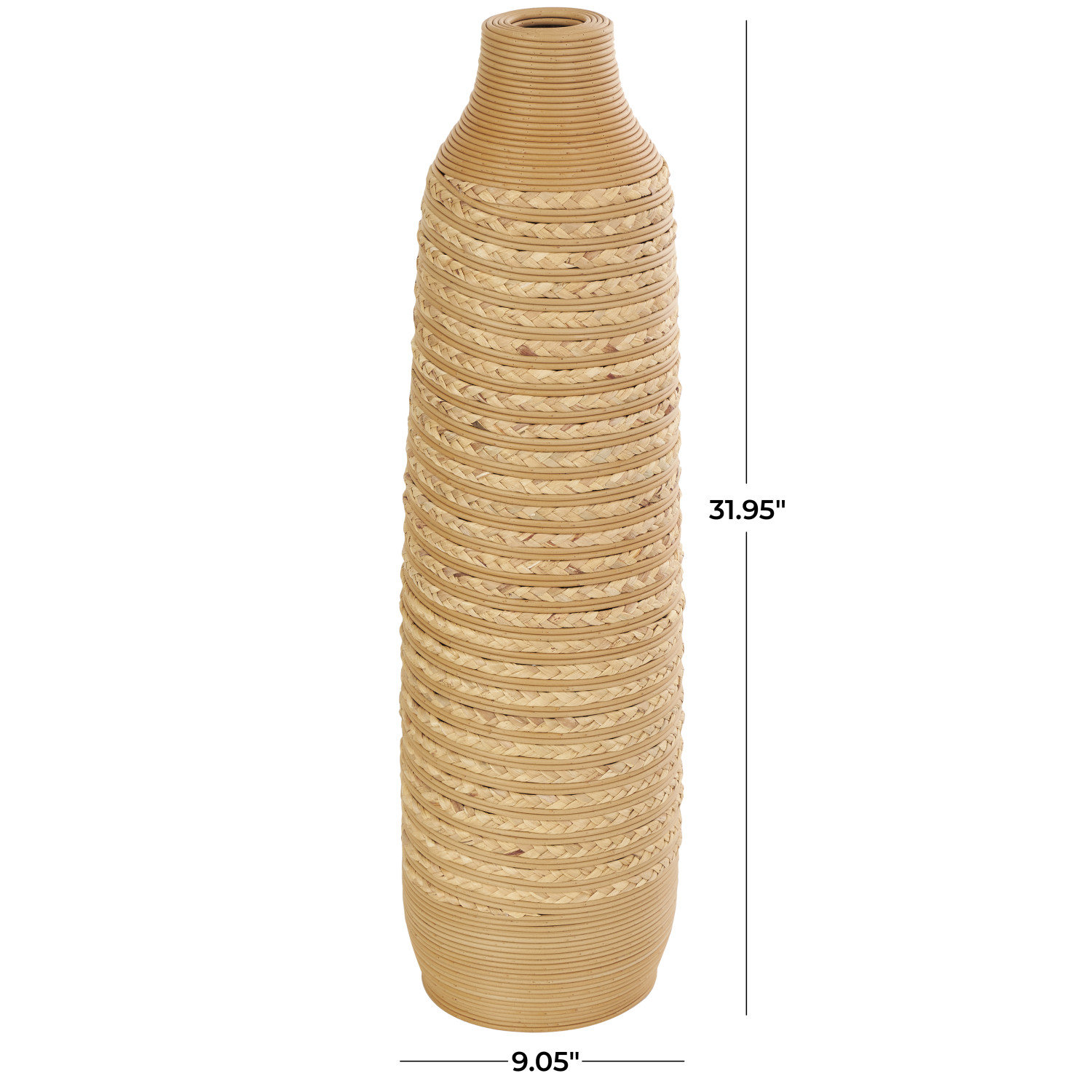 Wynda Handmade Seagrass Table Vase, Large