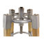 Yessenia Swivel Adjustable Height Counter Stool with Metal Frame