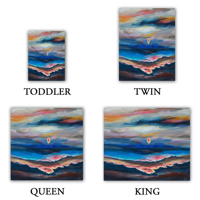 Abstract Duvet Cover, 1 Queen Duvet Cover + 2 Standard Shams