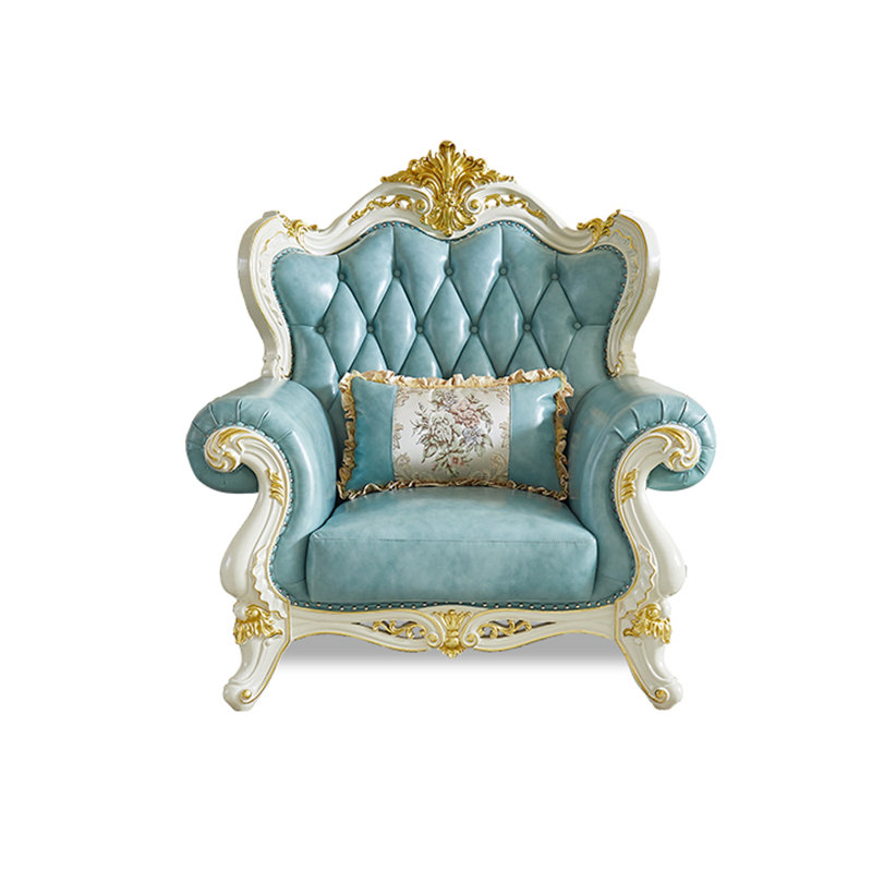 Fauteuil en cuir véritable European