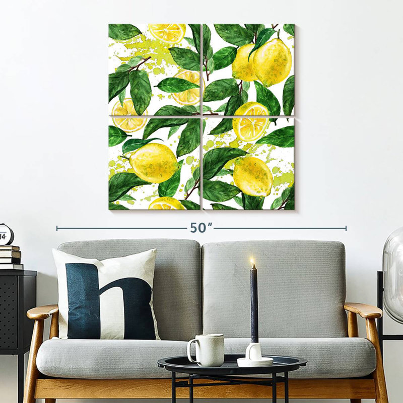 Motif de feuilles de citron Yarlin