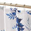 Rideau de douche Fantasia sarcelle / bleu simple 72 x 72