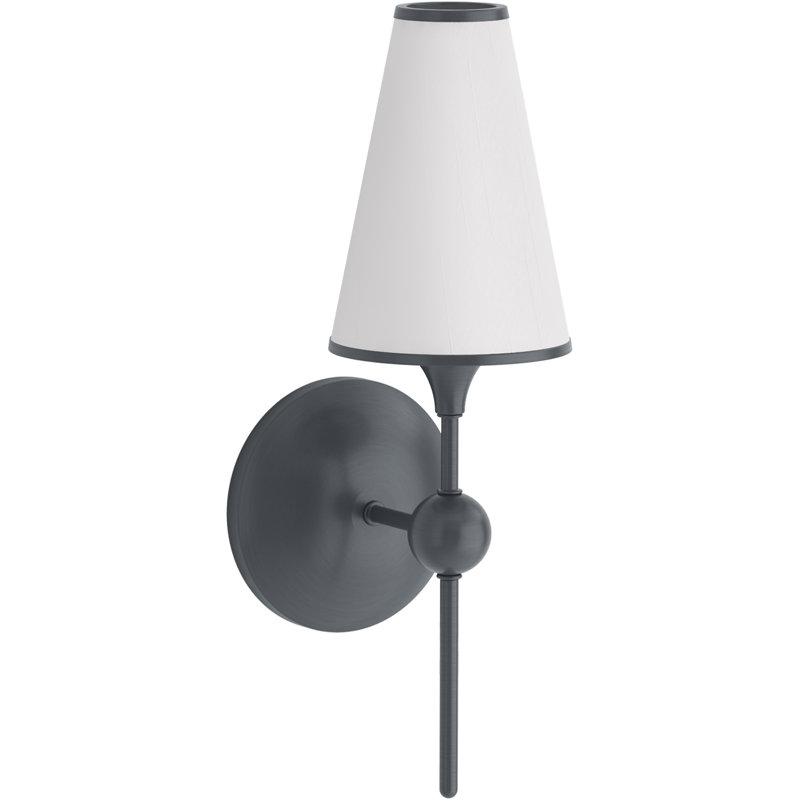 Parohn 1-Light Wallchiere, Gunmetal
