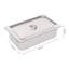 6 casseroles de service en acier inoxydable avec couvercles