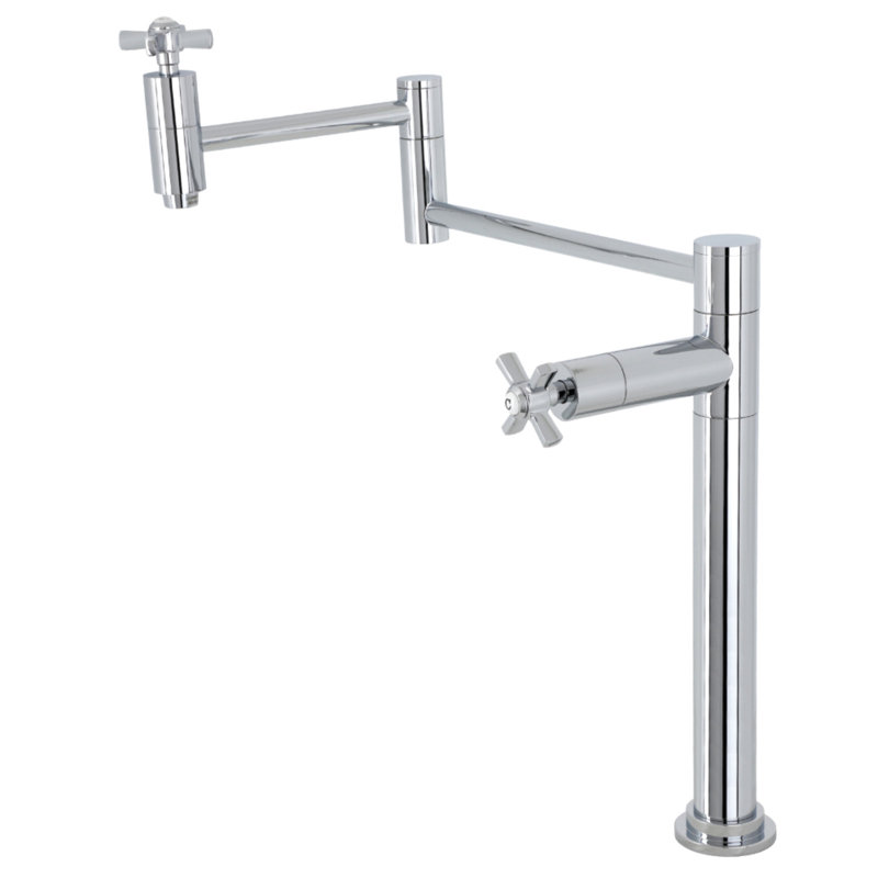 Robinet remplisseur Kingston, Chrome poli