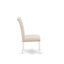 L'ensemble de salle à manger 3 pièces pour petits espaces contient une table de salle à manger rectangulaire avec Dropleaf et 2 chaises Parson en tissu beige clair, lin blanc-122973096-106903201-106903199