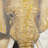 Brown Canvas Elephant Framed Wall Art with Gold Frame