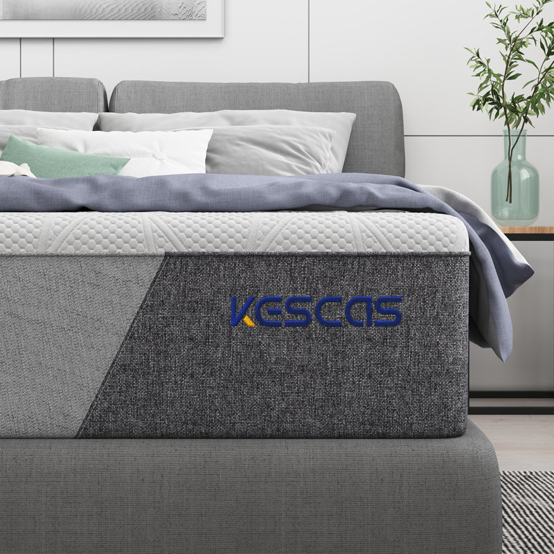 Matelas en mousse viscoélastique gélifiée 8 pouces, Grand