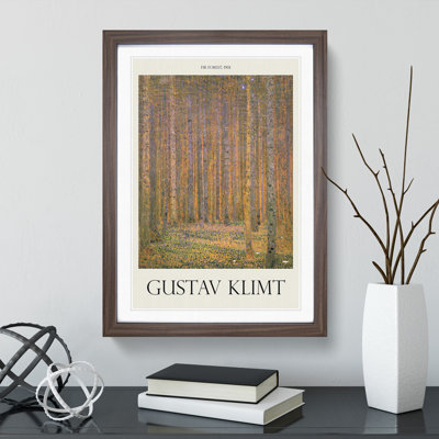 Fir Tree Forest by Gustav Klimt - Single Picture Frame Print