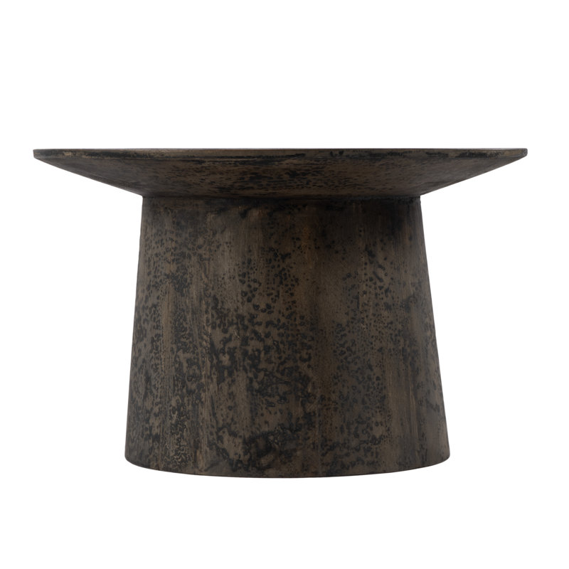  Hattie 23,5 po W Table basse ronde, brun