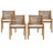 Outdoor Dining Set(1 Table + 4 Chairs)