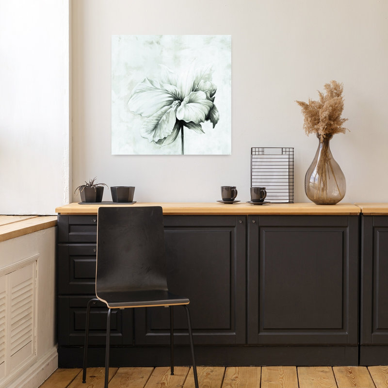 Art floral contemporain, H 18 po x l 18 po