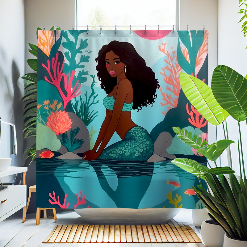 Rideau de douche Sebastian Mermaid