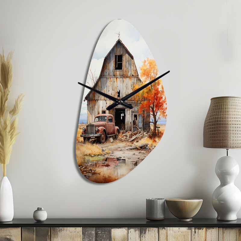 Horloge Barns Rustic Charm, Grand