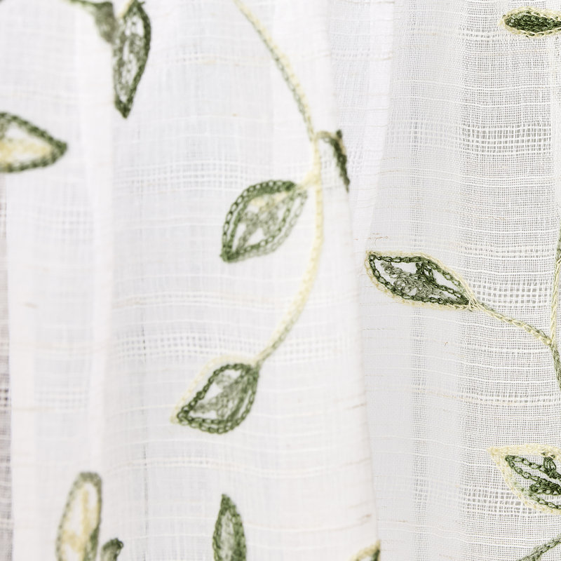 Broderie Durham Val & tiers blanc / vert