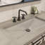 Newterra Concrete Handmade Rectangular Console Bathroom Sink-68489961-70734348
