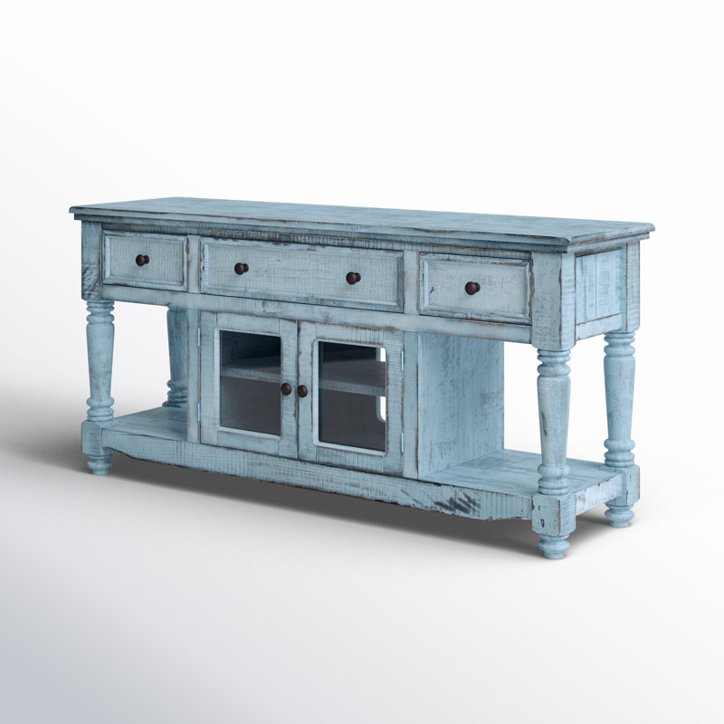 Meuble télé Griselde, Bleu ciel