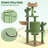 Burnley 53" H Cat Cactus Tree Condo