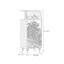 Armoire d'appoint moderne en bois massif